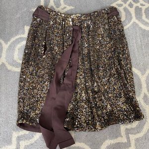 3.1 Phillip Lim New Size 2 Sequin Grosgrain Miniskirt
